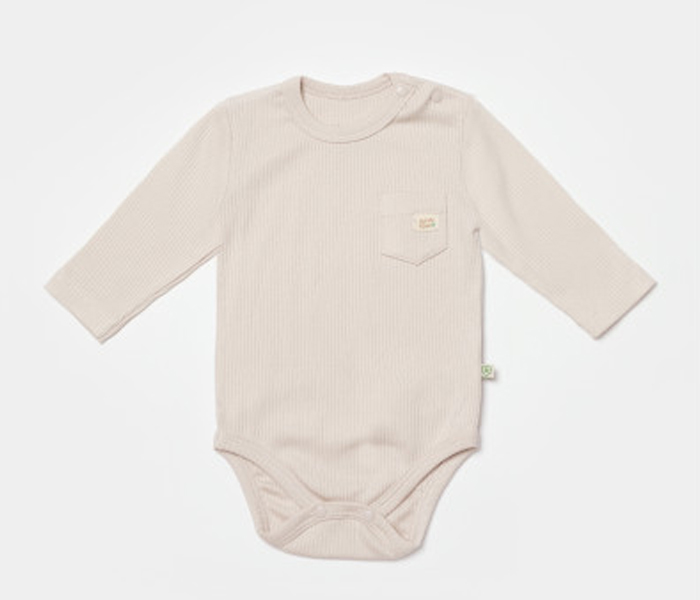 Bodi za bebe BiOrganic dugi rukav, 74cm , bež