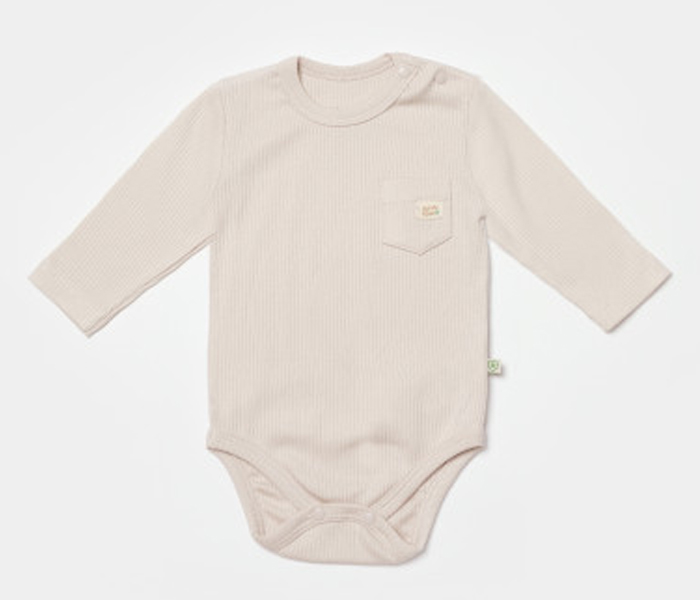 Bodi za bebe BiOrganic dugi rukav, 80cm , bež