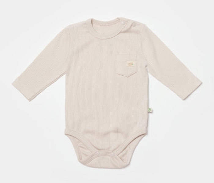 Bodi za bebe BiOrganic dugi rukav, 86cm , bež