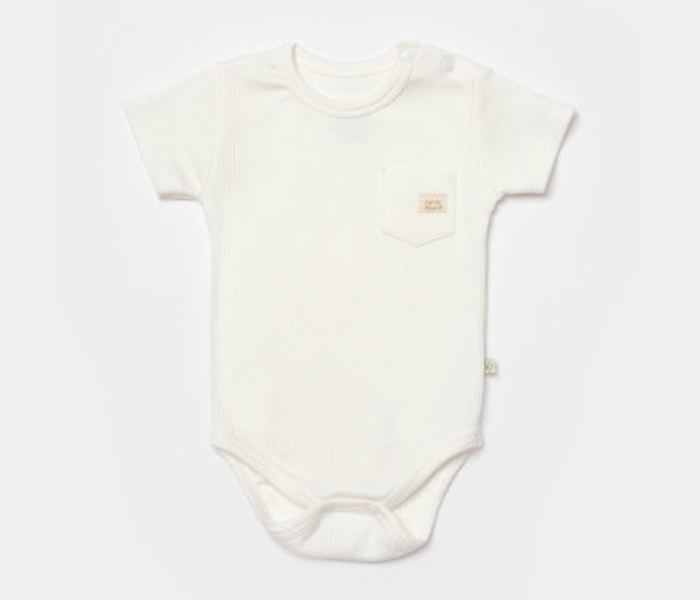Bodi za bebe BiOrganic kratkih rukava, 68cm , bež