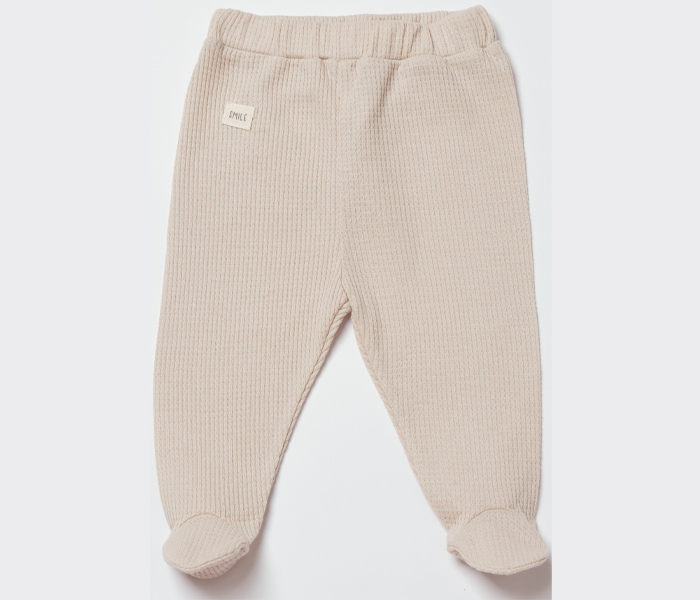 Bebi pantalone Biorganic, bež 68 cm