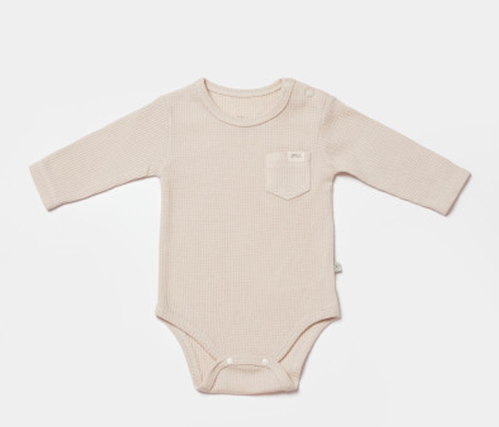 Bodi za bebe BiOrganic dugi rukav, 80cm , bež