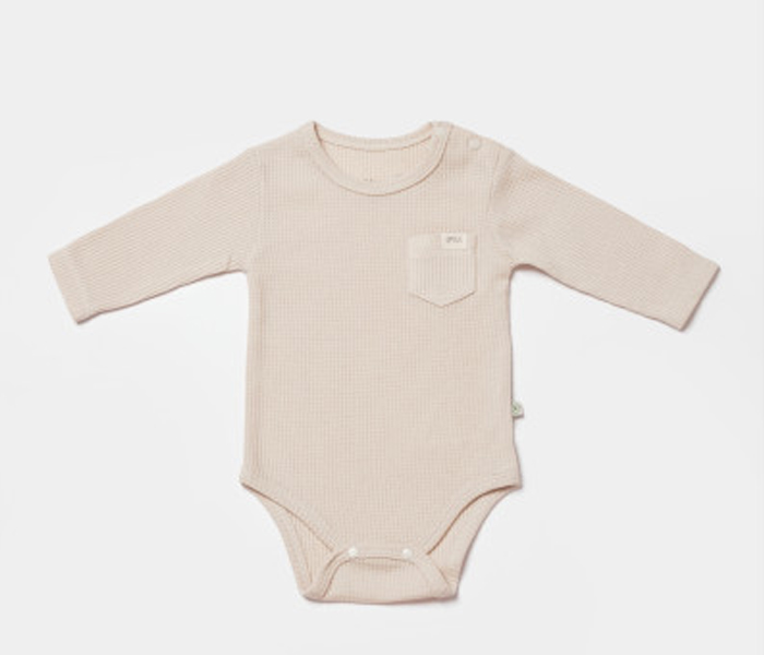 Bodi za bebe BiOrganic dugi rukav, 86cm , bež
