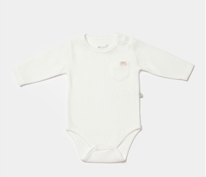 Bodi za bebe BiOrganic dugi rukav, 86cm , bež