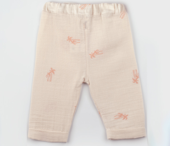 Bebi pantalone BiOrganic,  hello safari, 74cm , bež