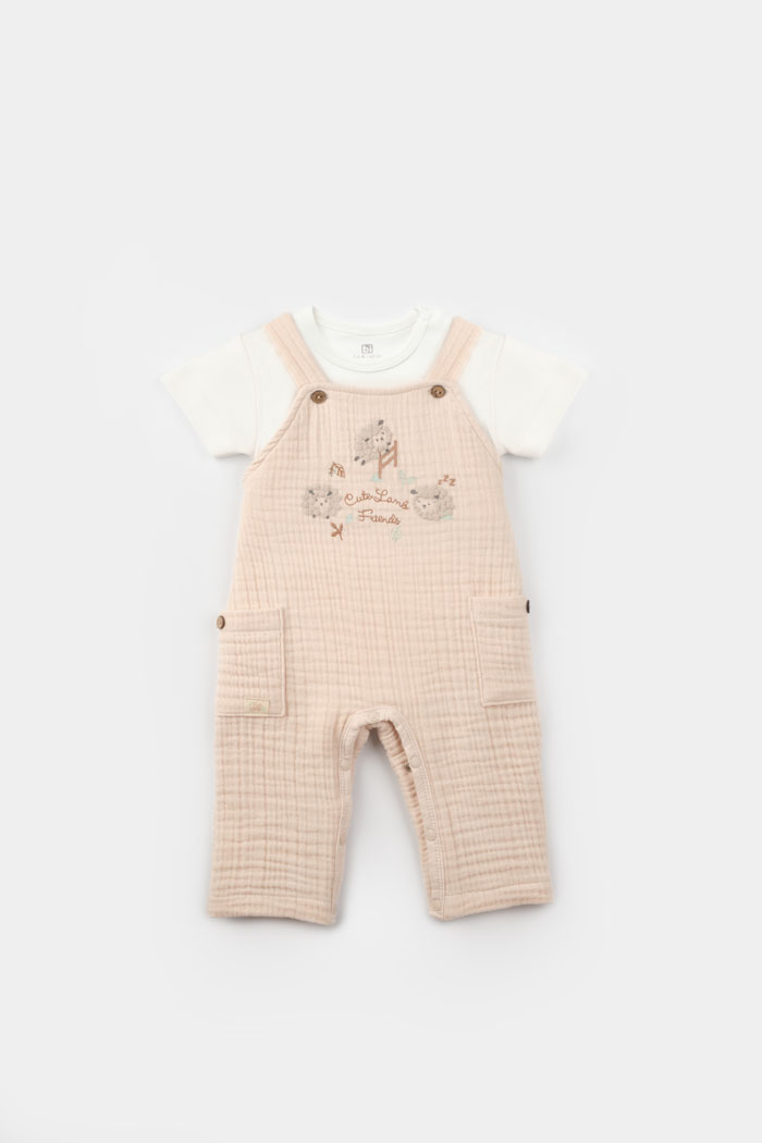 Bebi kombinezon  Bibaby bež 74cm.