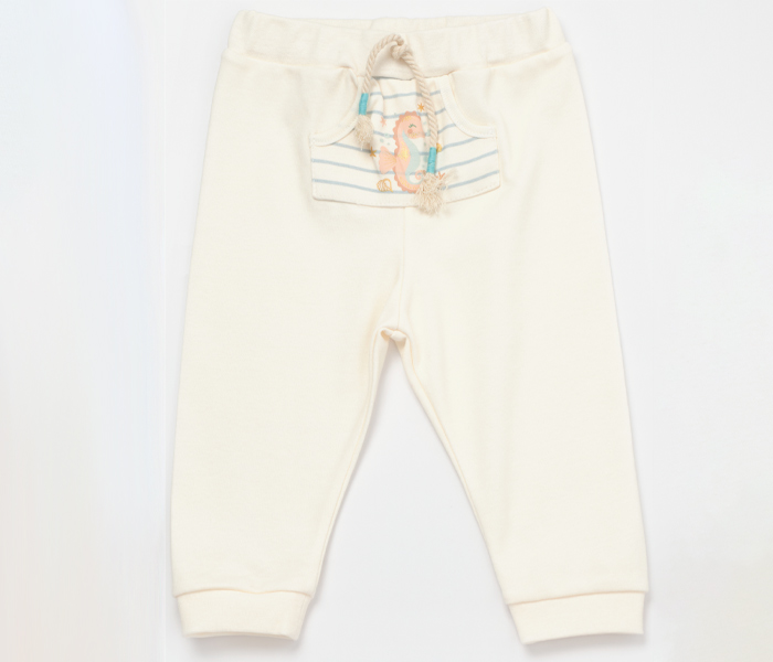 Bebi pantalone BiOrganic,bež,74cm.