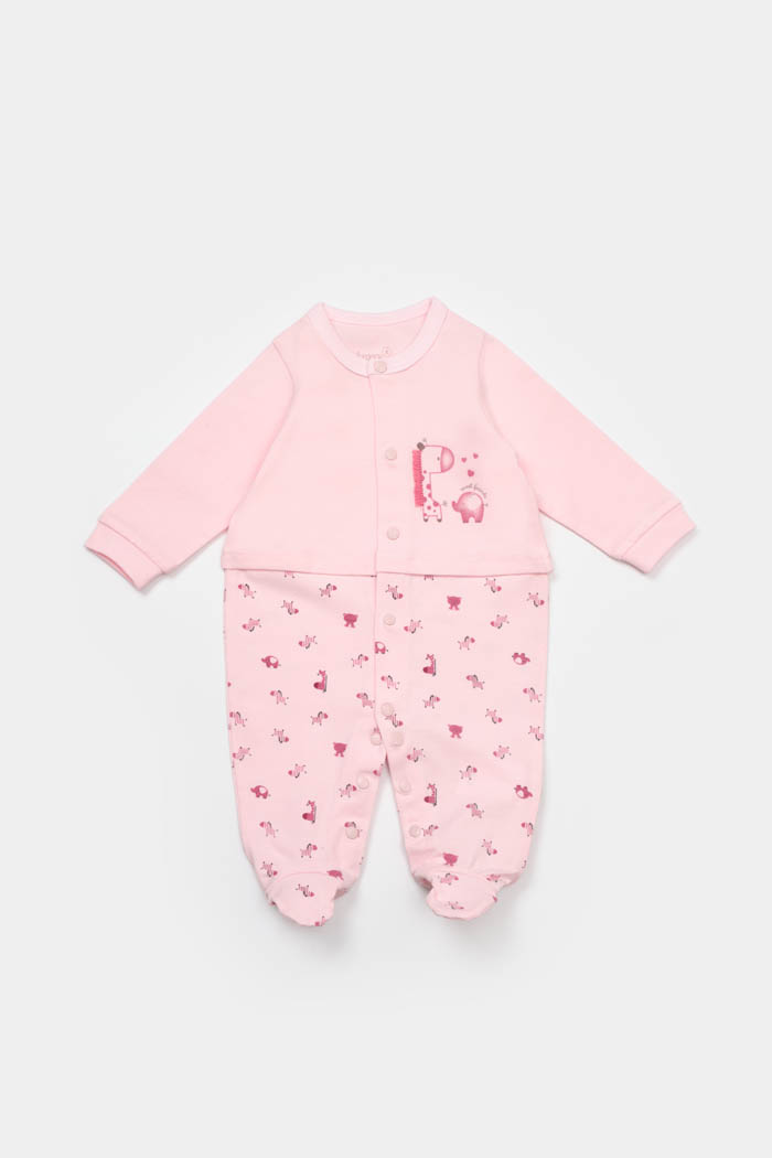 Bebi špilhozna BiOrganic,pink,56cm.