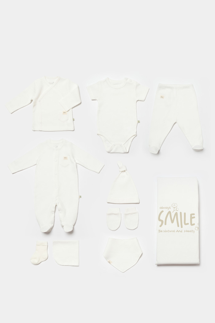 Set za iznošenje bebe BiOrganic 10/1,bež,56cm.