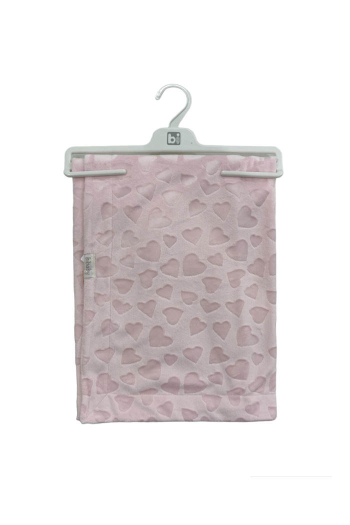 Prekrivač BiBaby srce, 82*90 rozi