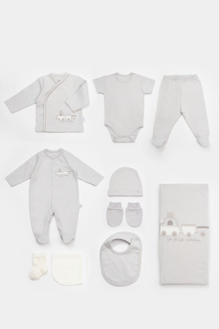 Set za iznošenje bebe BiMini 10/1sivi,56cm.