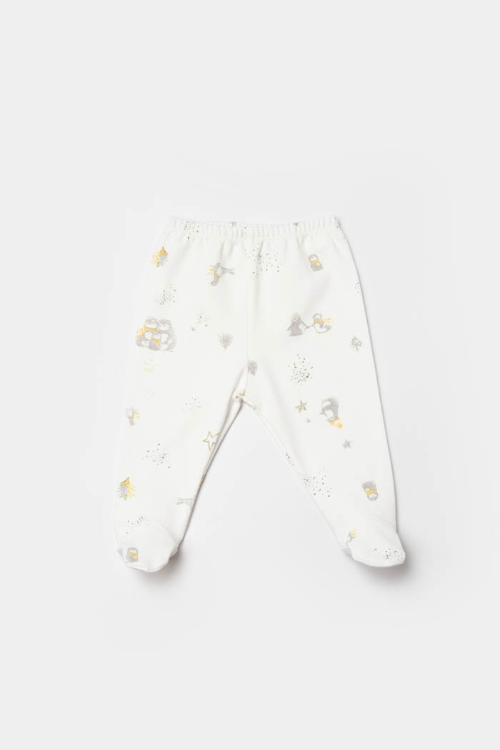 Bebi pantalone BiOrganic,bež,68cm.