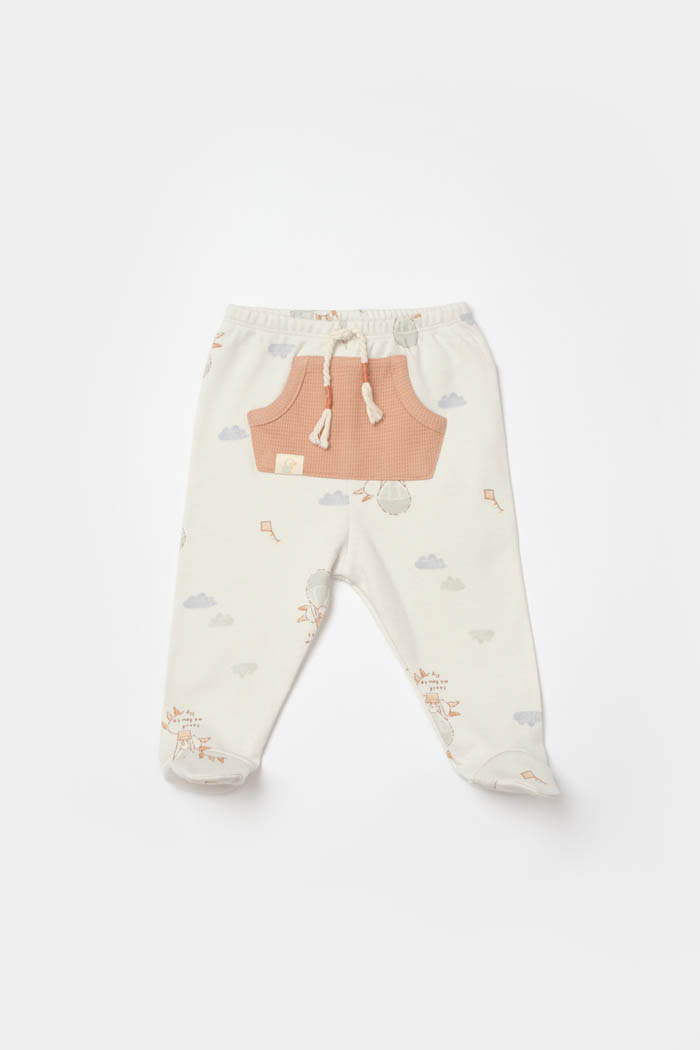 Bebi pantalone BiOrganic,crvene,68cm.