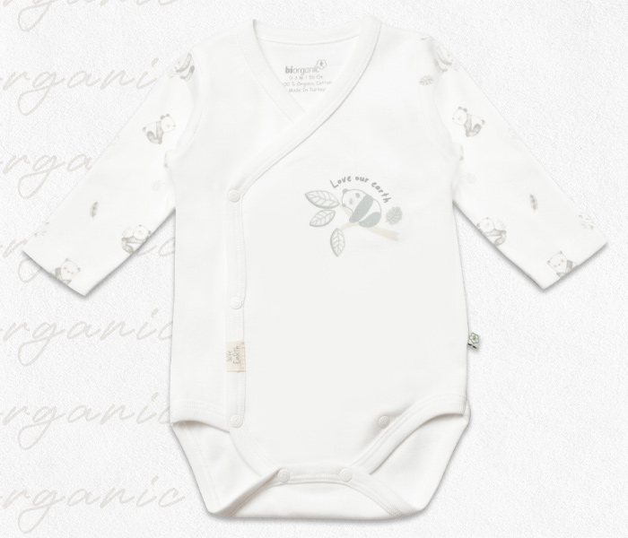 Bodi za bebe BiOrganic dugi rukav,56cm.