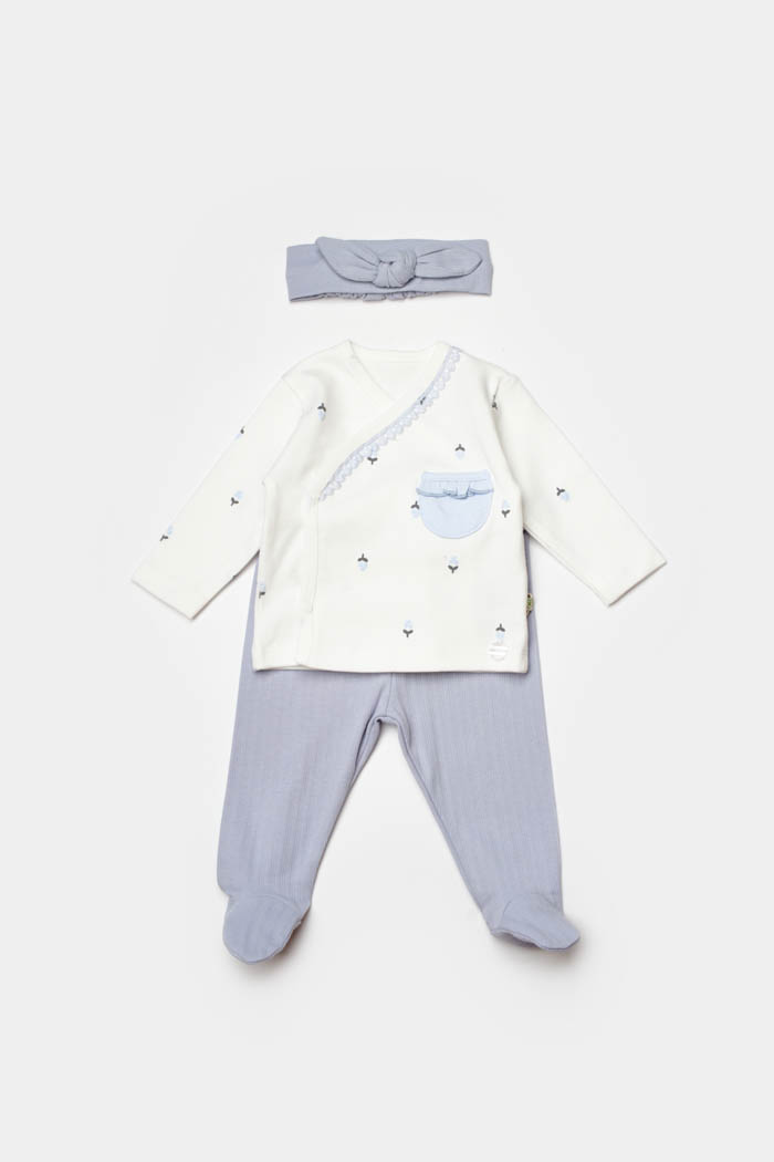 Bebi set BiOrganic 3/1,lila,62cm.