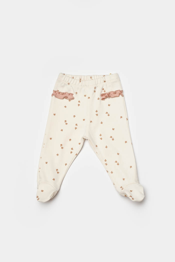 Bebi pantalone BiOrganic,bež,74cm.