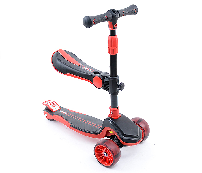 Trotinet sa sjedištem crveni