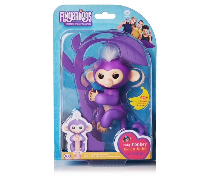 Fingerlings majmuncic asst ljubicasti