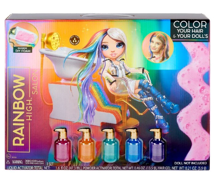 Igračka rainbow high salon set