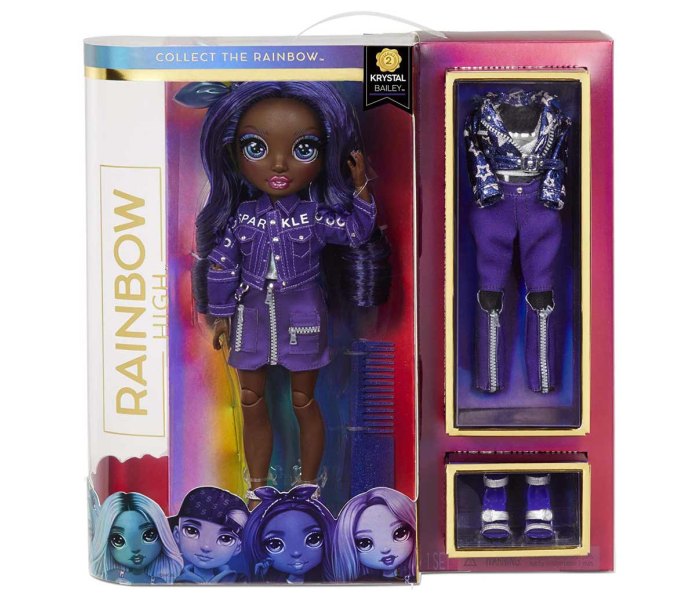 Igračka rainbow surprise doll indigo