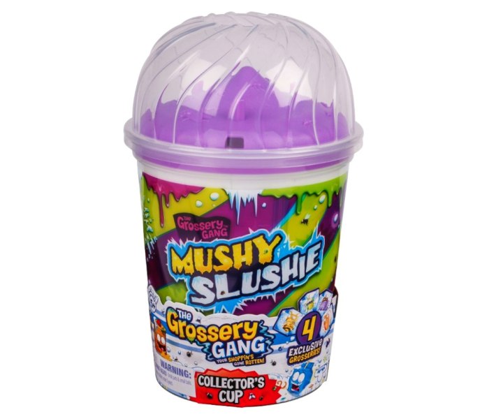 The grossery gang mushy slushie posuda sa 4 figure