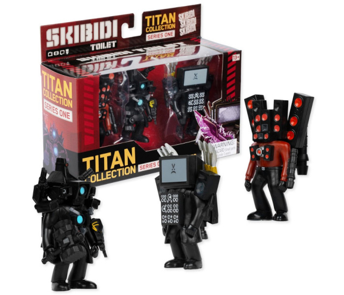 Igračka Skibidi toilet tittan 3pack