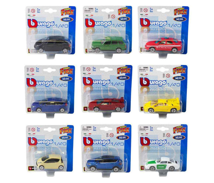 Igračka Burago auto street fire 1:43 blister
