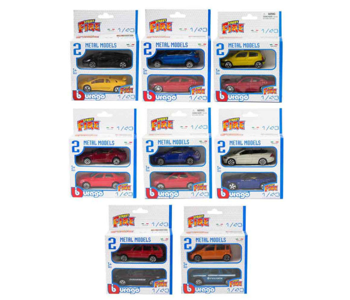 Igračka Burago auto street fire 2/1 1:43