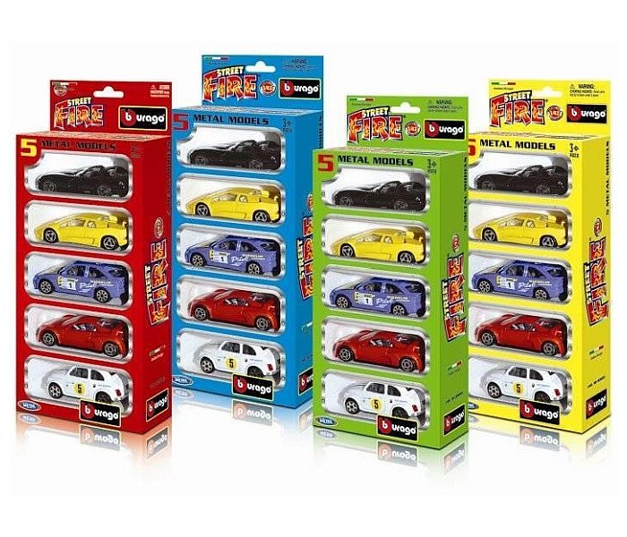 Igračka Burago auto street fire 5/1 1:43
