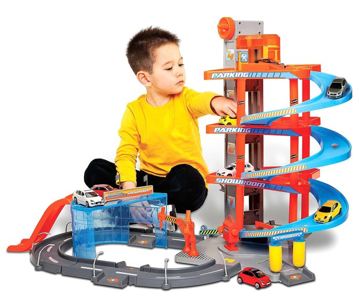 Igračka Burago garaža mega dealer 1:43 +2 auta