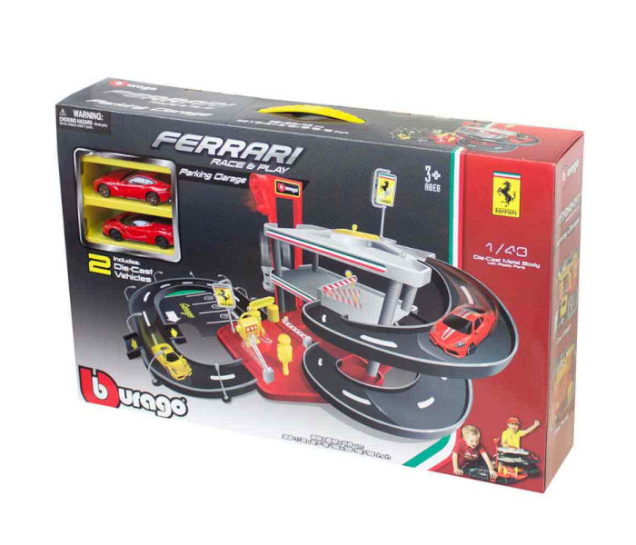 Igračka Burago Ferari garaža  kocka