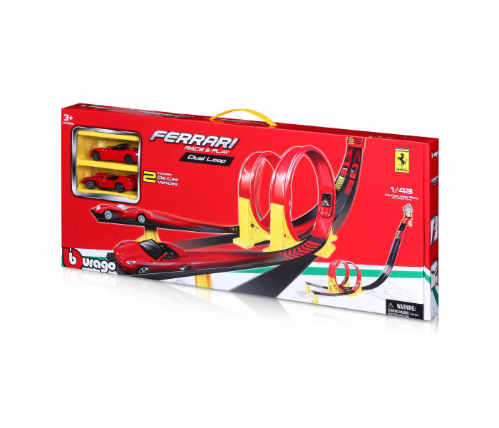 Igračka Burago Ferari loop set