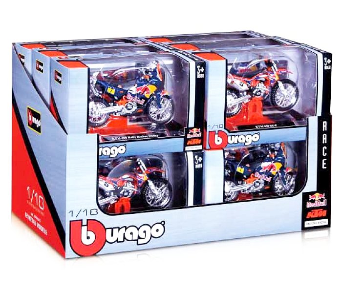 Igračka Burago red bull ktm motorcycle 1/18
