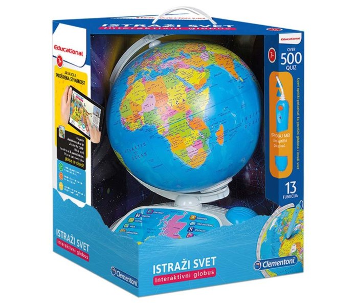 Igracka Clementoni interaktivni globus