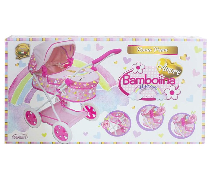 Igračka Bambolina amore roma pram set