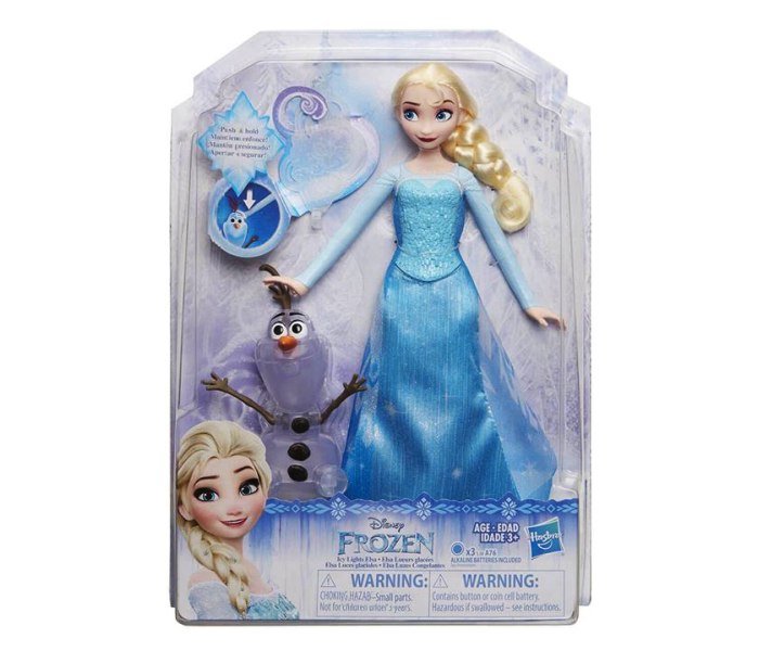Igracka Frozen lutka icy lights Elsa