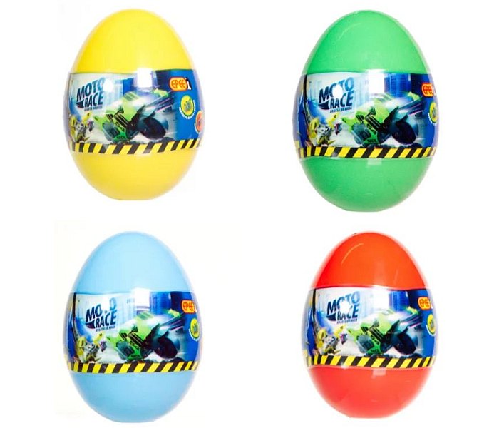 Igračka Dexy mini iznenađenje, moto race egg