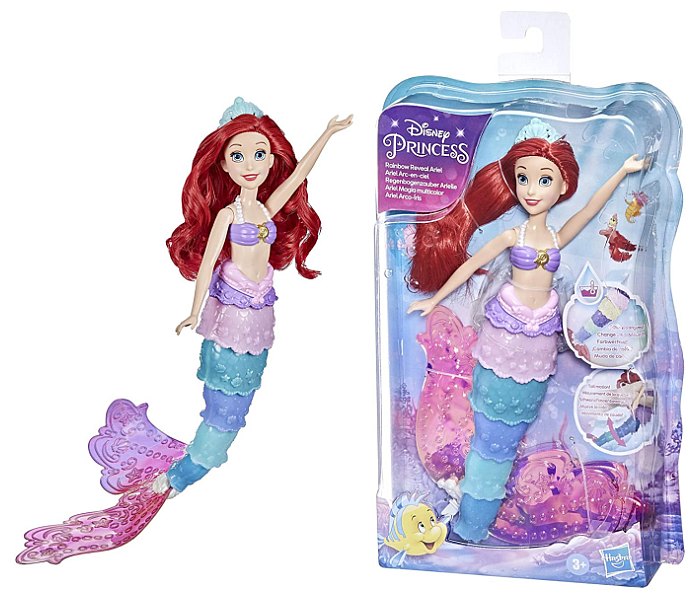 Igračka Disney Princess rainbow reveal Ariel