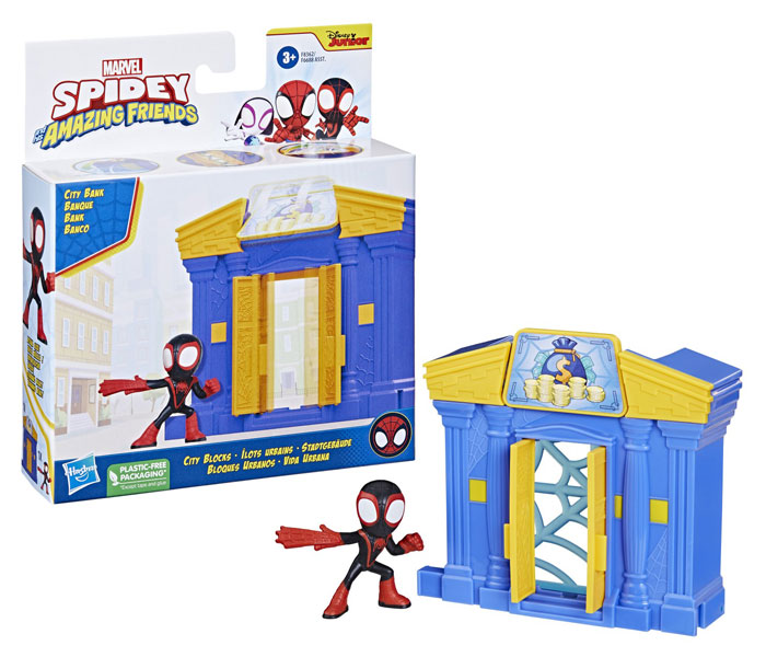 Igračka Spiderman city block set sa figurom