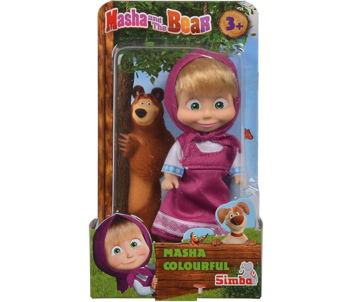 Igračka Maša i medved, lutkica 12cm.