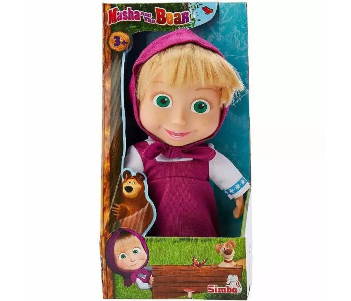 Igračka Maša i medved, lutkica 23cm.