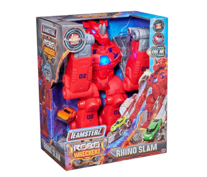 Igračka teamsterz robo wreckers rhino slam set za igru