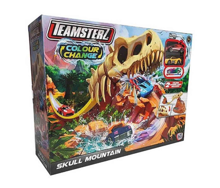 Igračka teamsterz colour change dino bite + cars