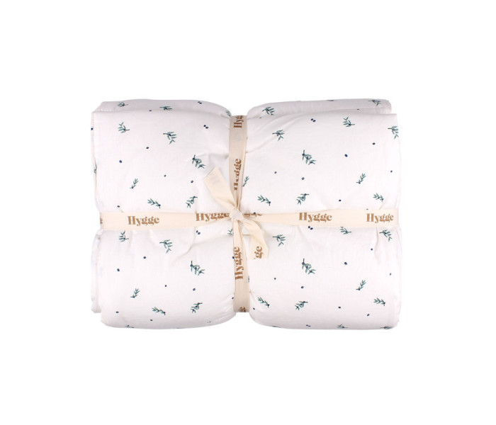 HYGGE POSTELJINA 3 DIJELA - print maslina