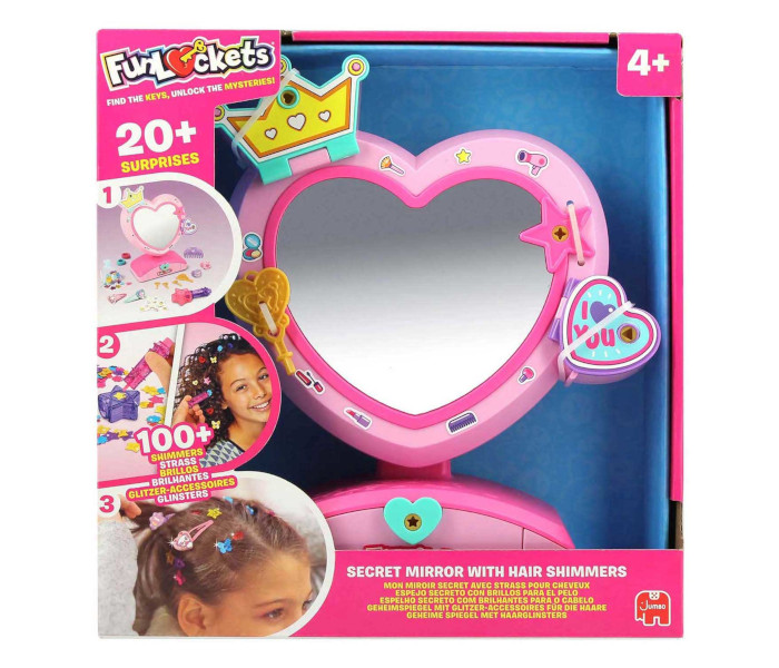 Igračka Funlockets, tajno ogledalce sa ukrasima za kosu
