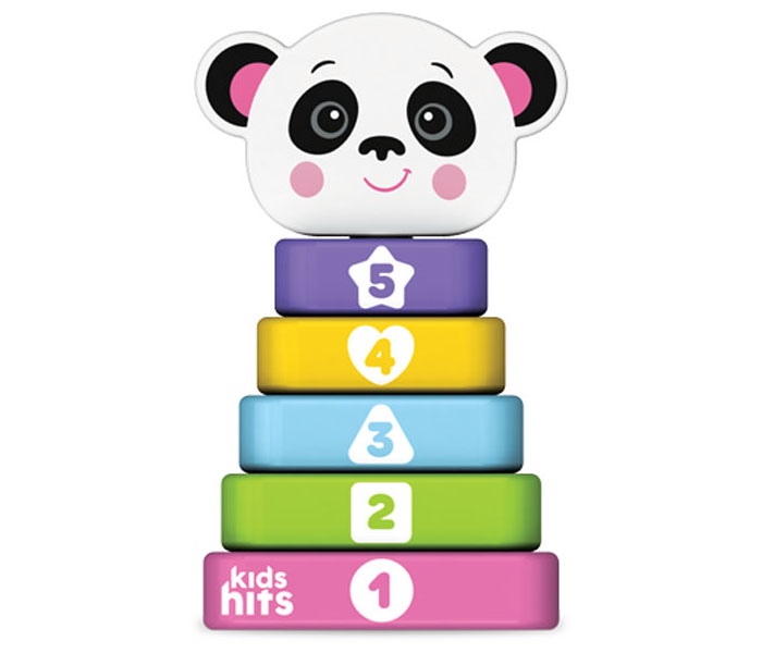 Igračka Kids Hits drvena kula za slaganje panda