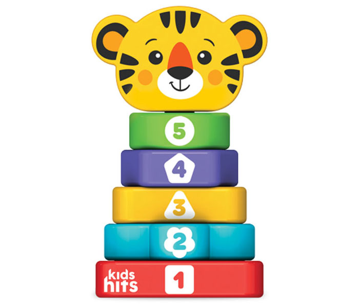 Igračka Kids Hits drvena kula za slaganje tigar