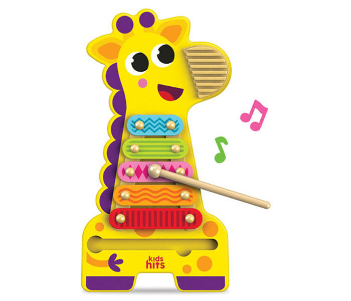 Igračka Kids Hits drveni ksilofon žirafa