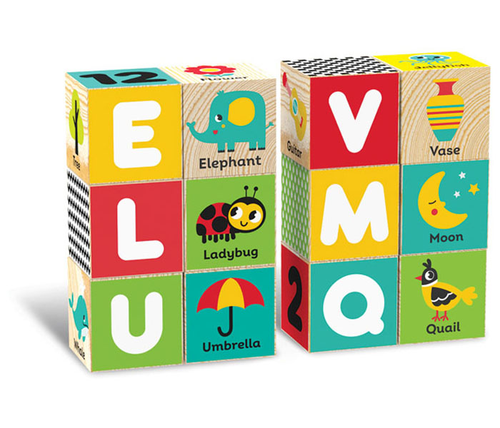 Igračka Kids Hits drvene kocke abc