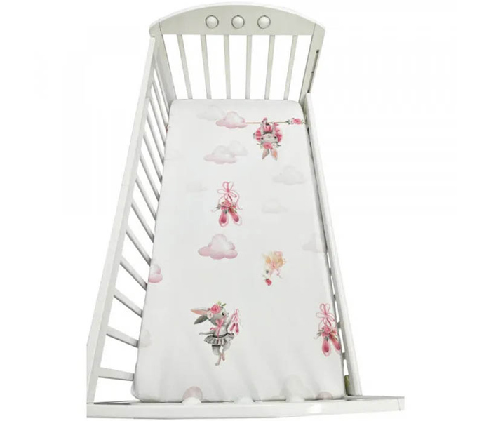 Kidzz čaršaf sa lastišom, zeka rozi